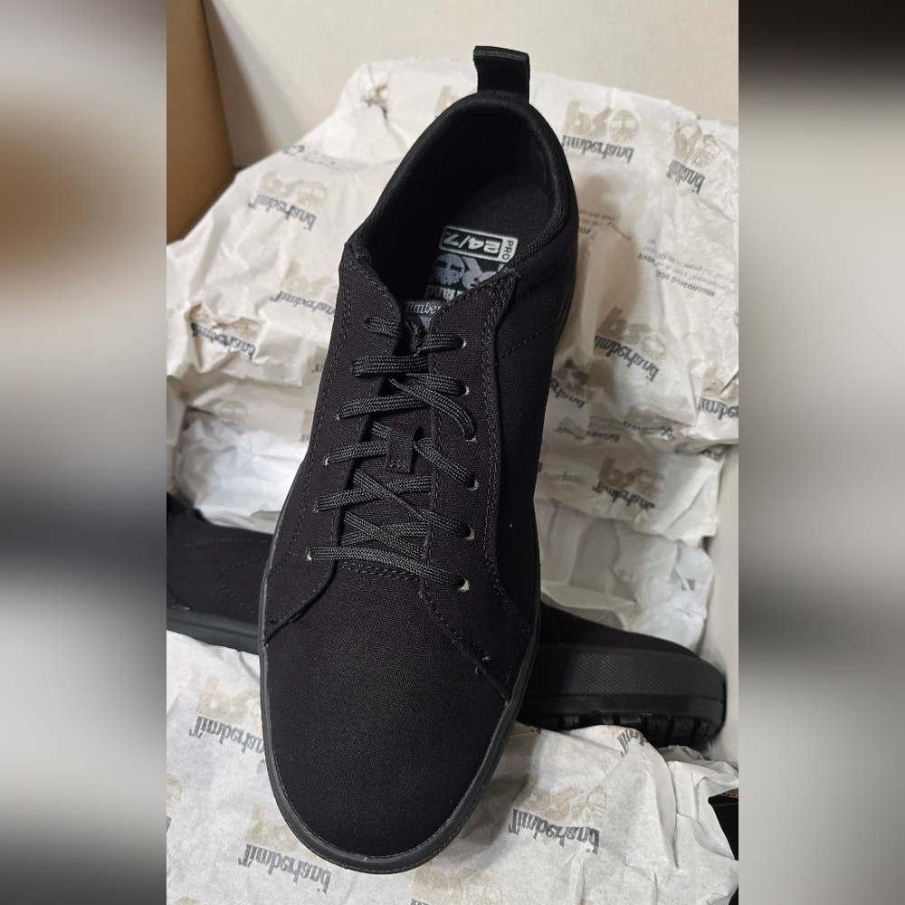 Timberland PRO Men's Black Canvas Work Sneaker